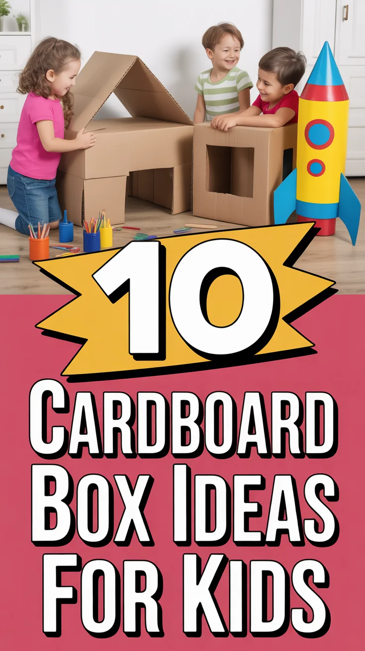 📦 10 Cardboard Box Ideas For Kids