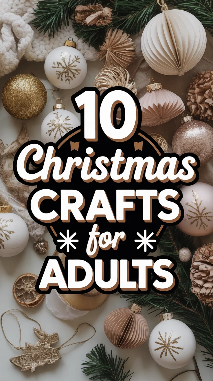 🎄 10 Christmas Crafts For Adults
