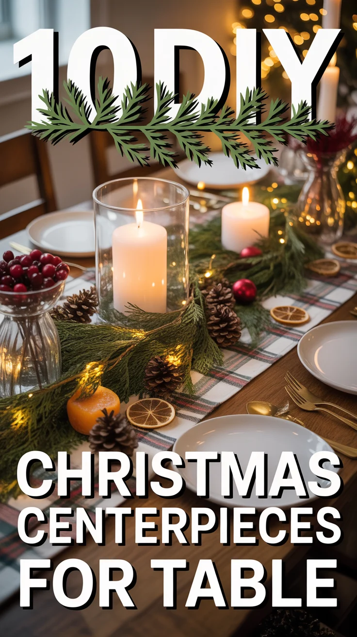 🎄 10 DIY Christmas Centerpieces For Table