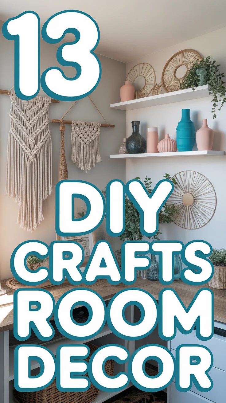 🎨 13 DIY Crafts Room Decor