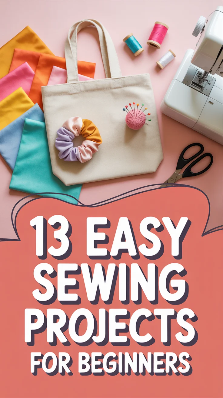 🧵 13 Easy Sewing Projects For Beginners