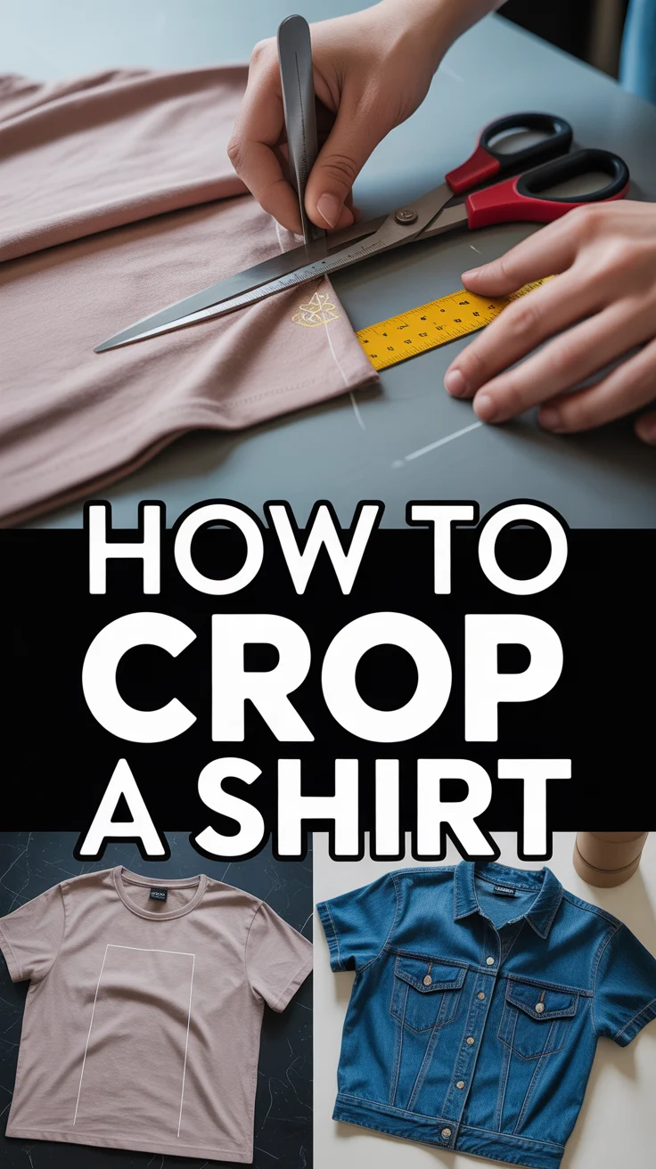 🧵 How To Crop A Shirt
