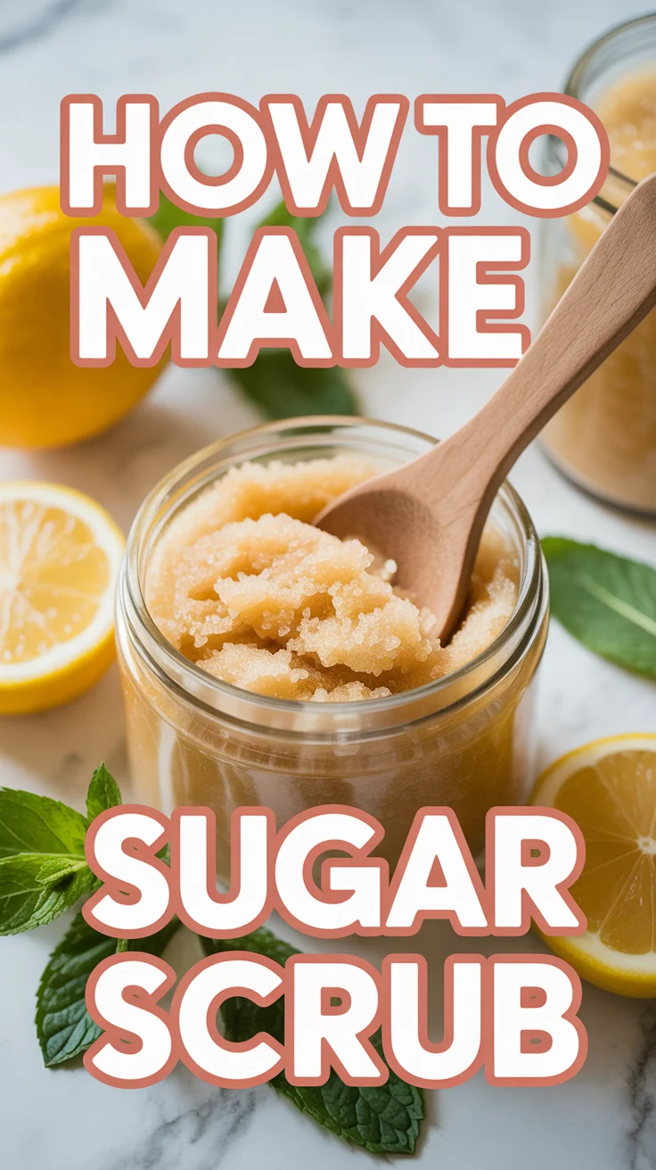 ✨ How To Make Sugar Scrub