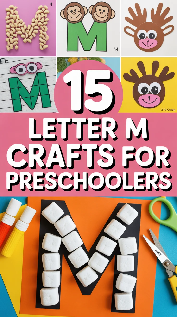 🧩 15 Letter M Crafts For Preschoolers
