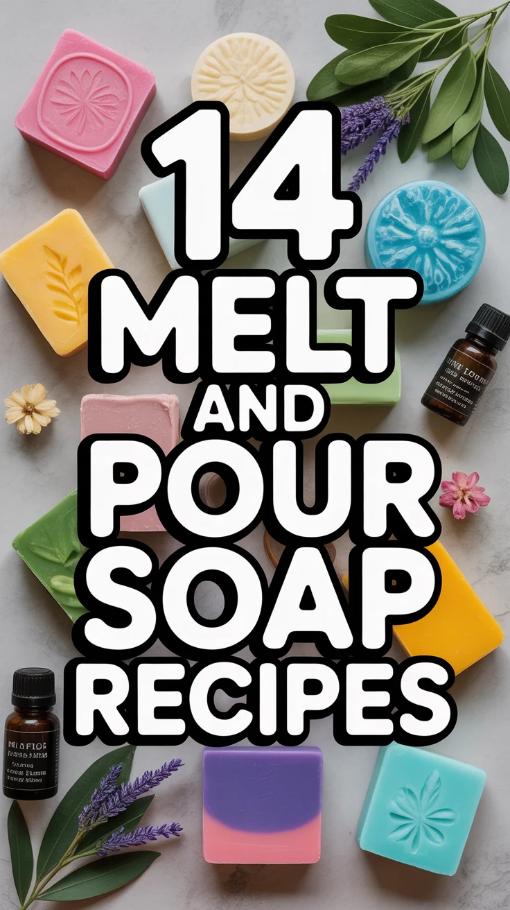 🧼 14 Melt And Pour Soap Recipes