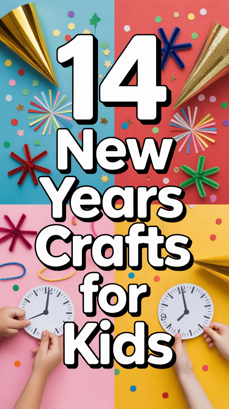 🎉 14 New Years Crafts For Kids