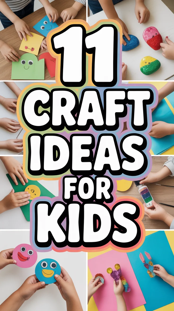🎨 11 Craft Ideas For Kids