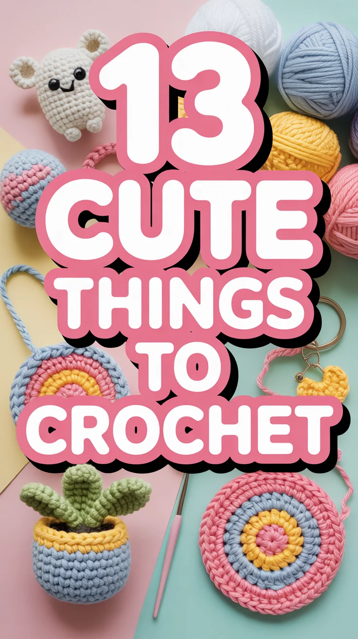 🧶 13 Cute Things To Crochet