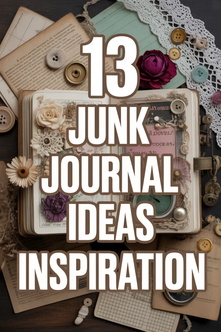 📓 13 Junk Journal Ideas Inspiration