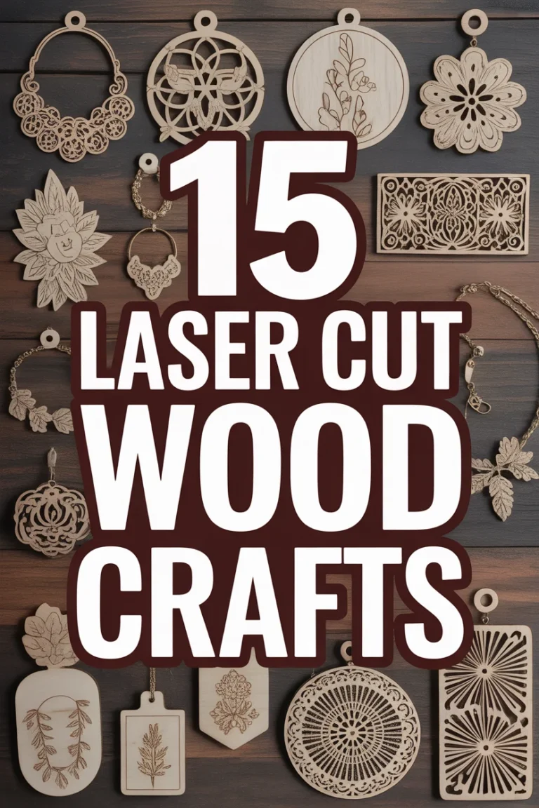 🪵 15 Laser Cut Wood Crafts