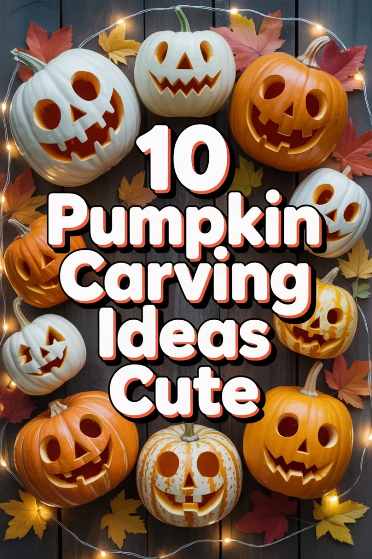 🎃 10 Pumpkin Carving Ideas Cute