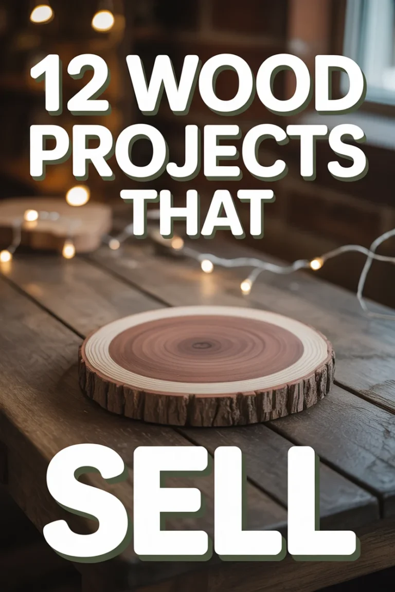 🌳 12 Wood Projects That Sell