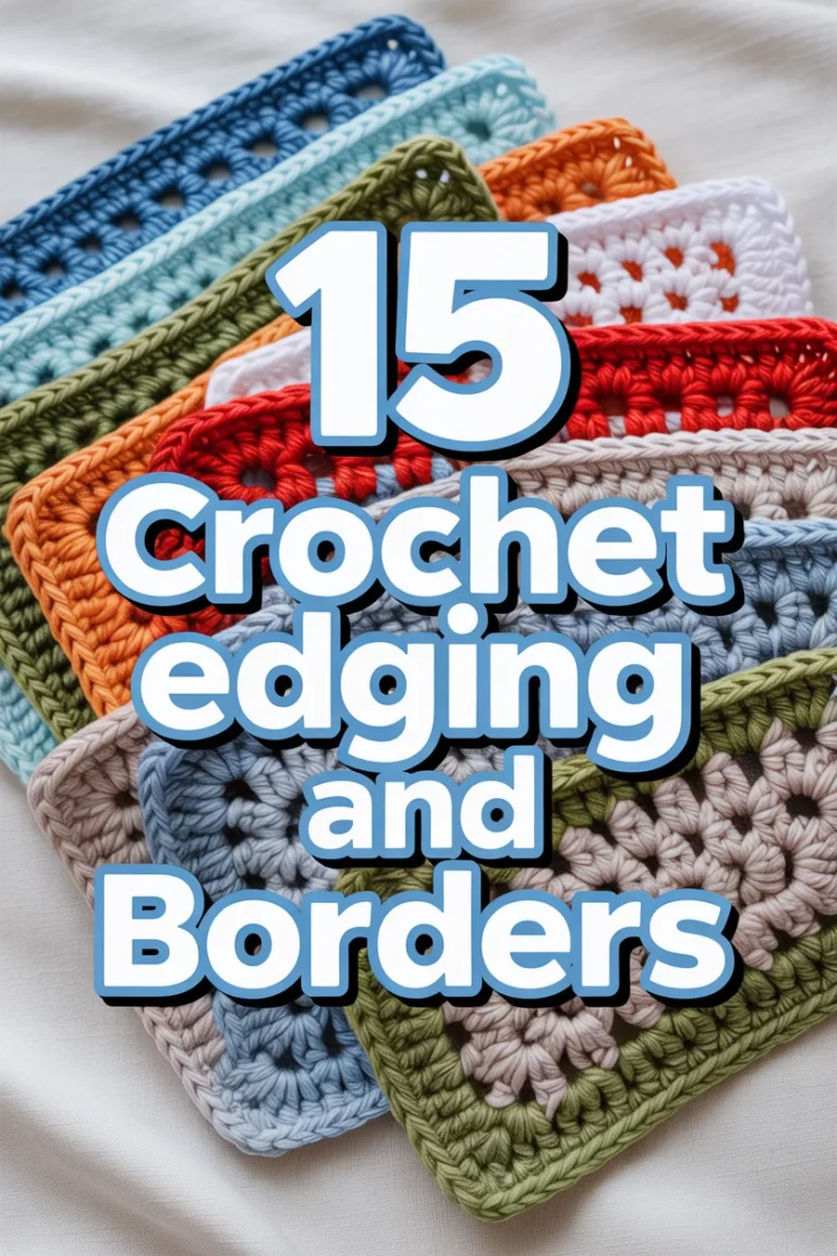 🧶 15 Crochet Edging And Borders