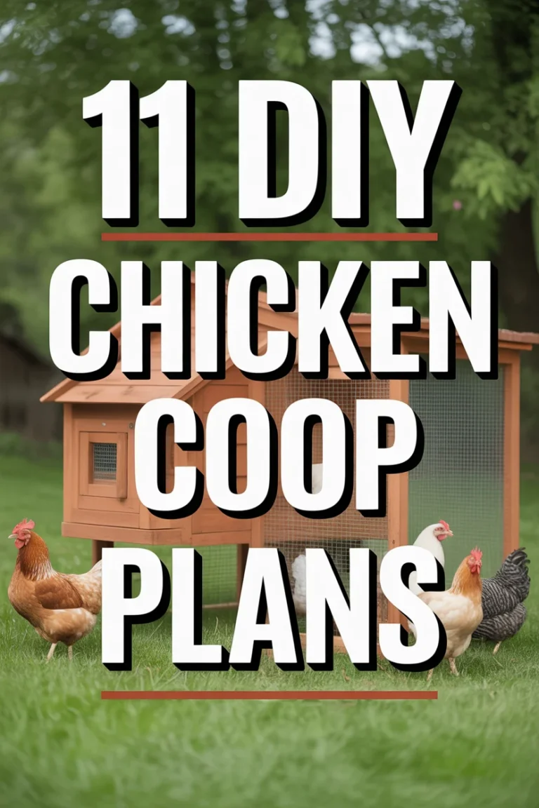 🐔 11 DIY Chicken Coop Plans