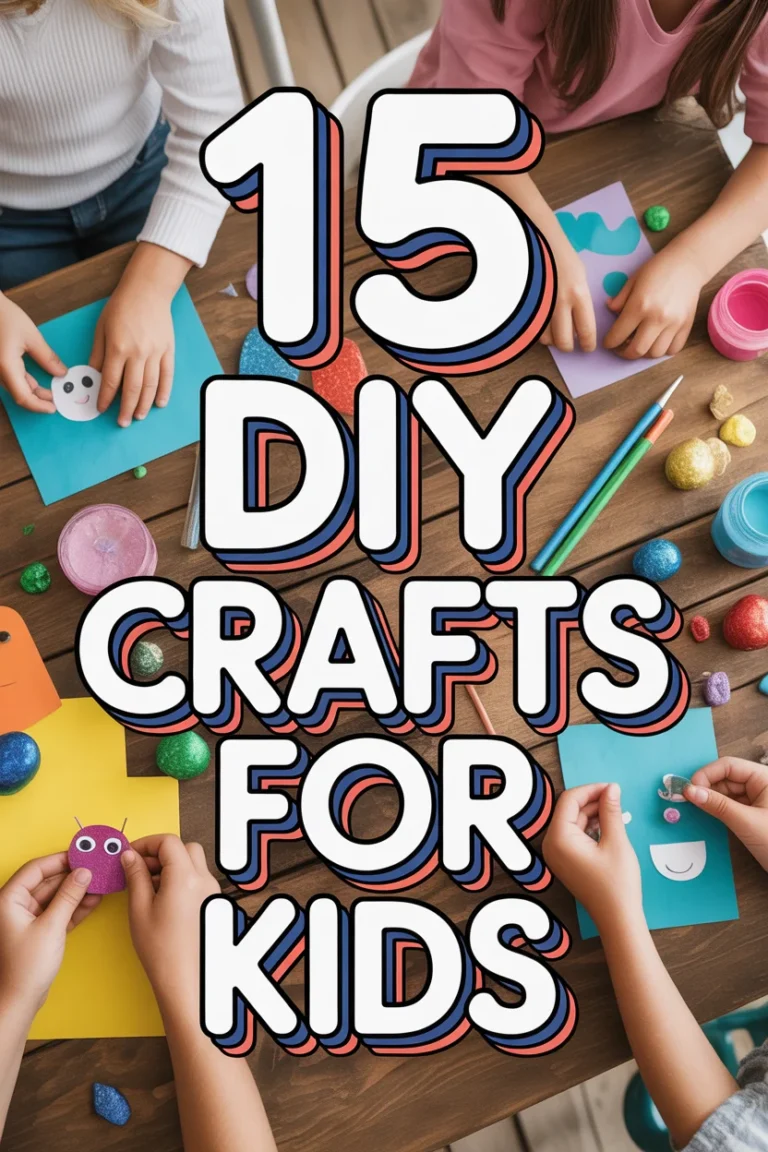 ✨ 15 DIY Crafts For Kids