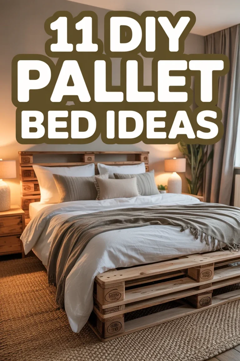 🛏️ 11 DIY Pallet Bed Ideas
