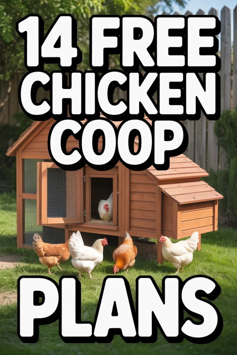 🐔 14 Free Chicken Coop Plans