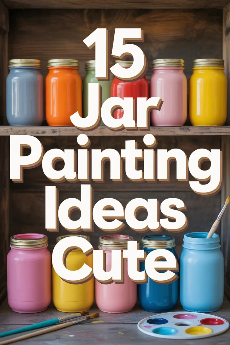 🎨 15 Jar Painting Ideas Cute