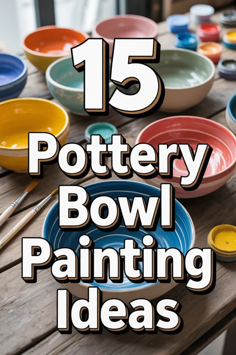 🎨 15 Pottery Bowl Painting Ideas