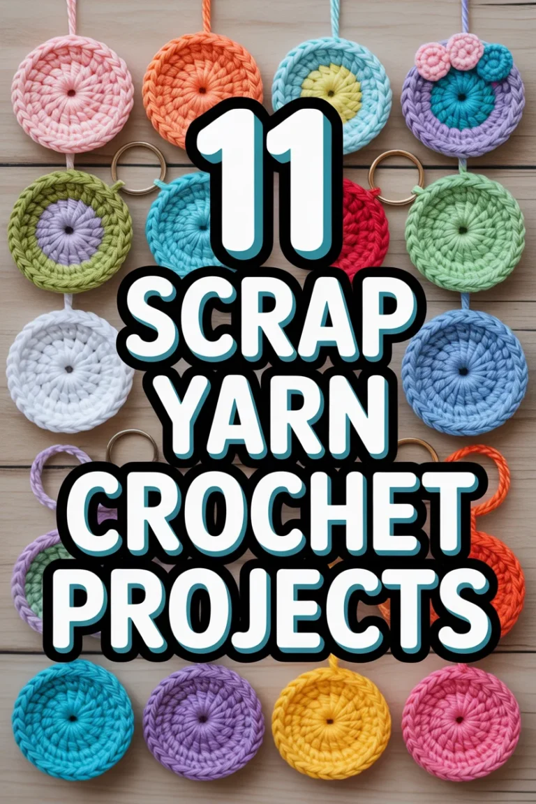🧶 11 Scrap Yarn Crochet Projects