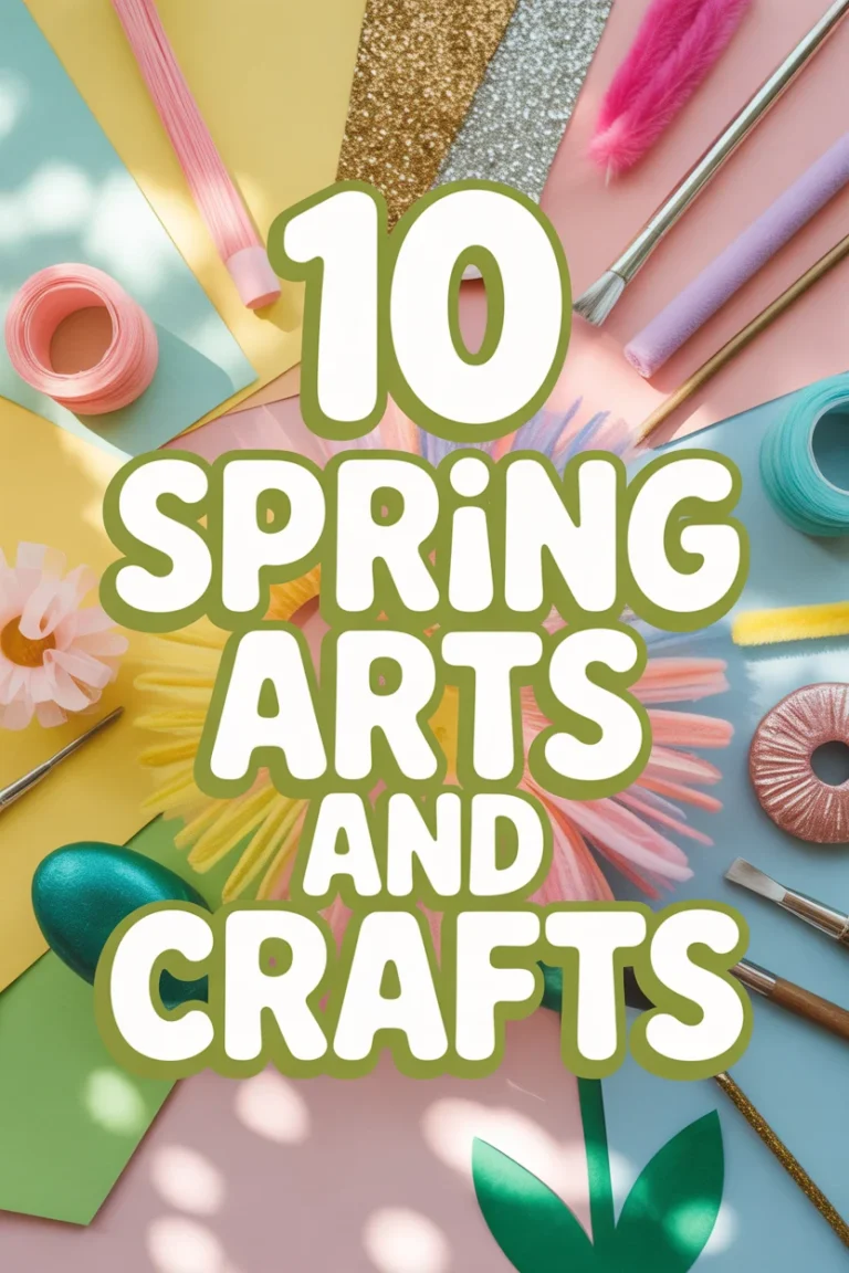 🌸 10 Spring Arts And Crafts